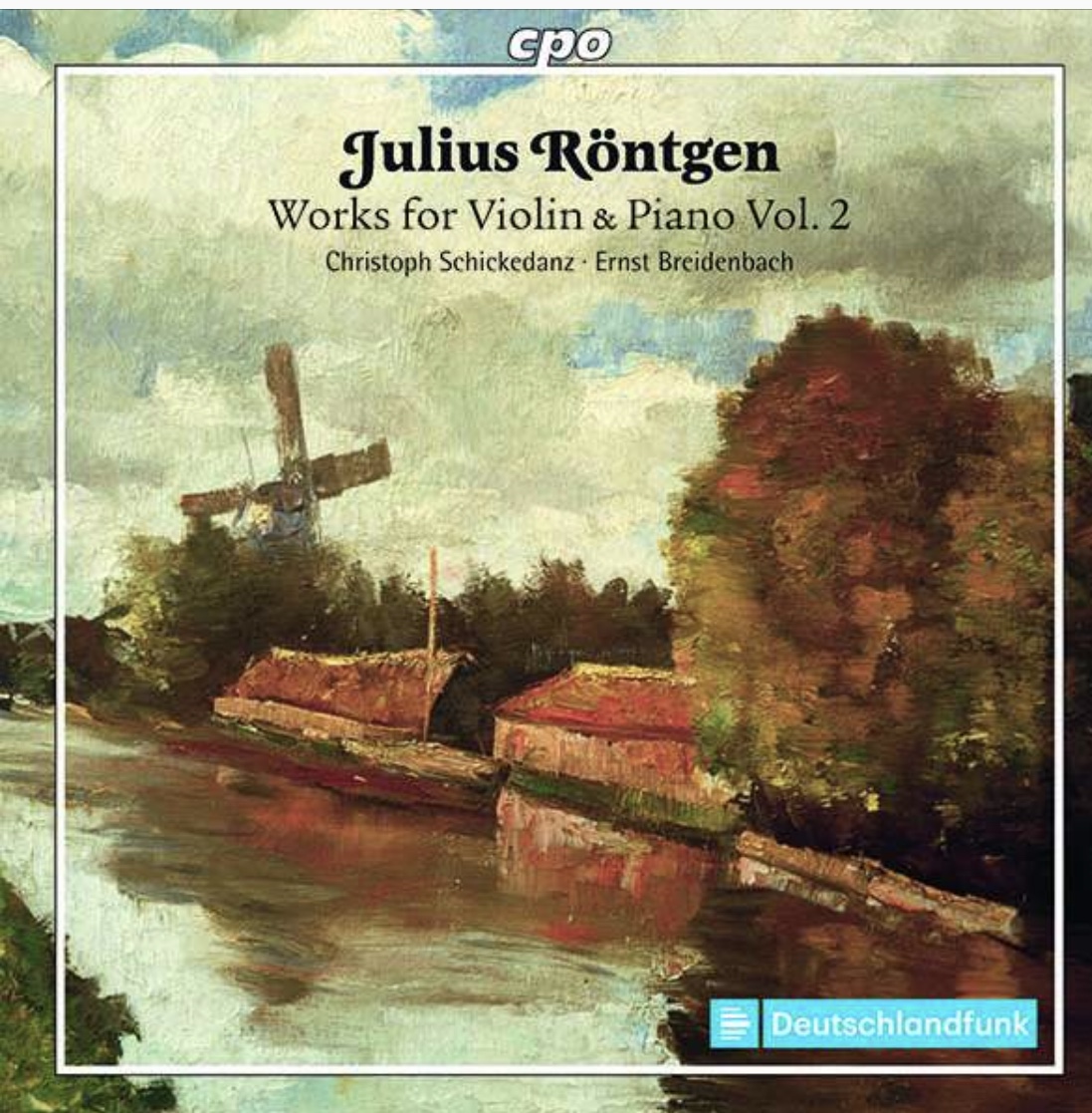 Coverbild Julius Röntgen - Works for Violin & Piano Vol.2
